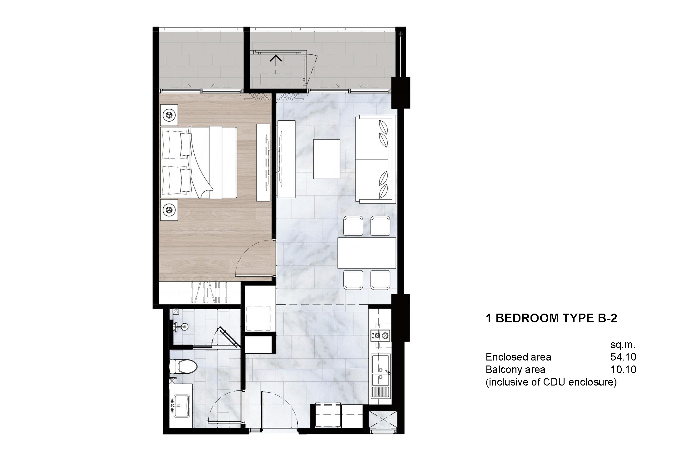 North park condominium Phnom Penh - Floor plan - 6