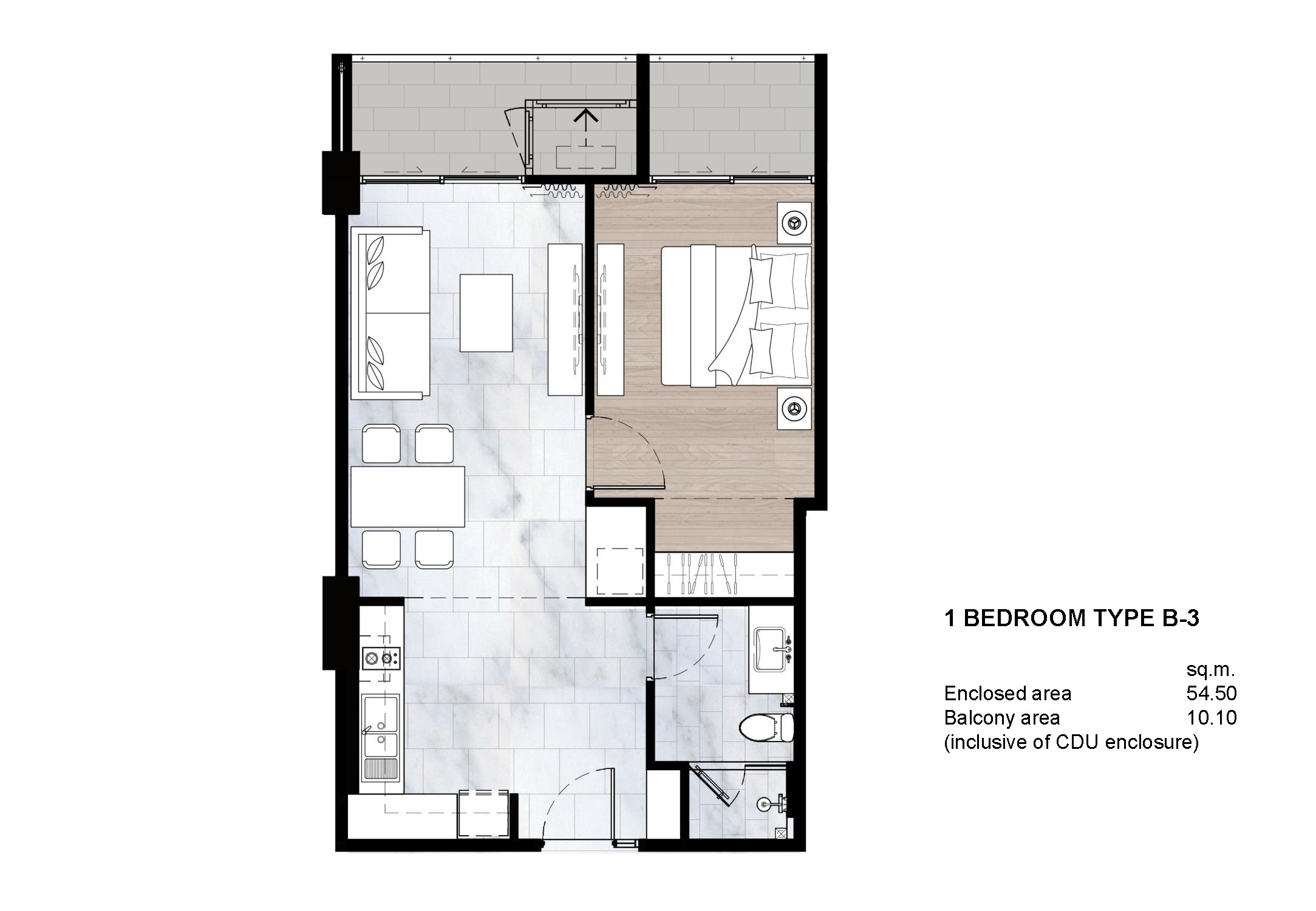 North park condominium Phnom Penh - Floor plan - 7