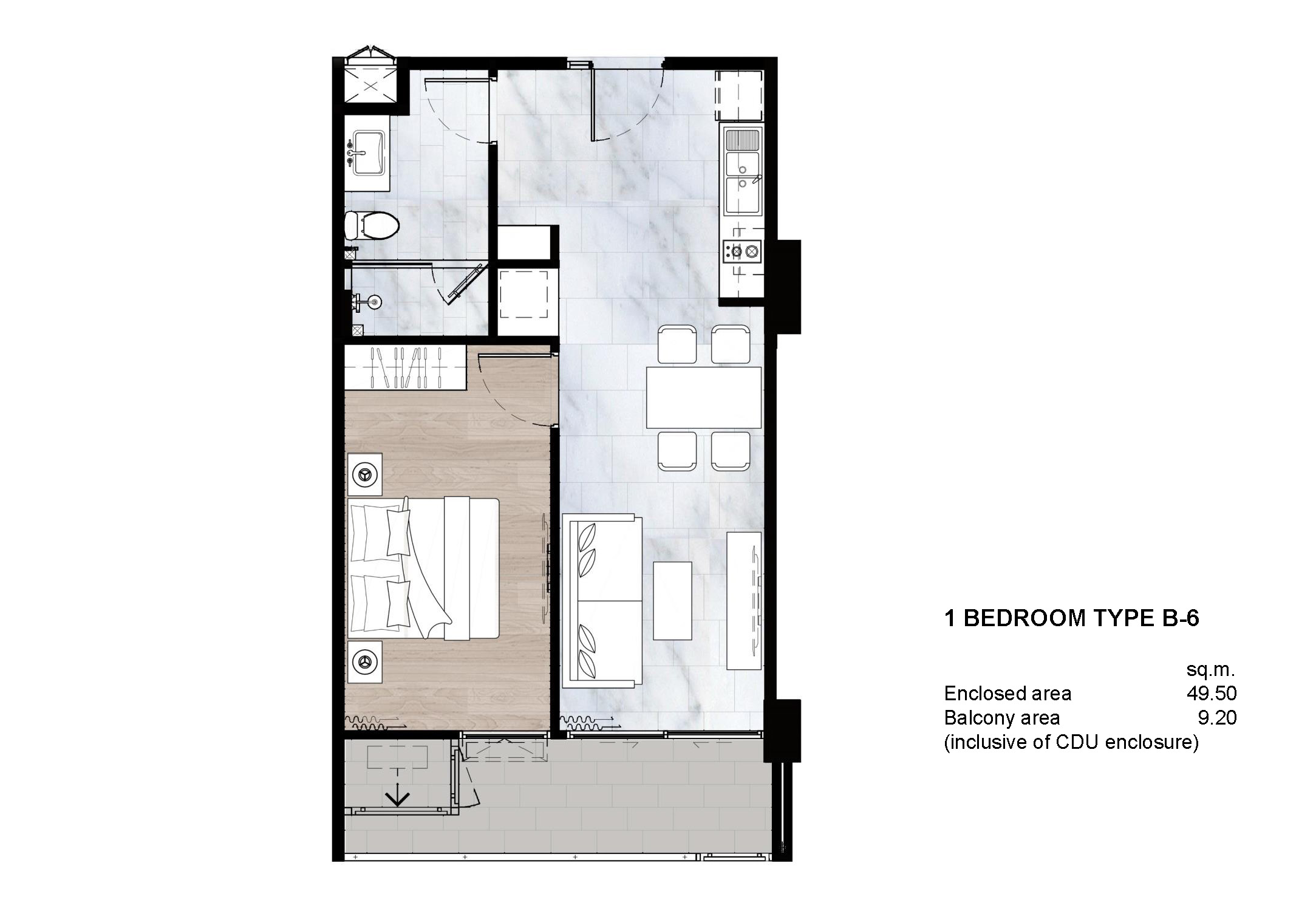 North park condominium Phnom Penh - Floor plan - 10