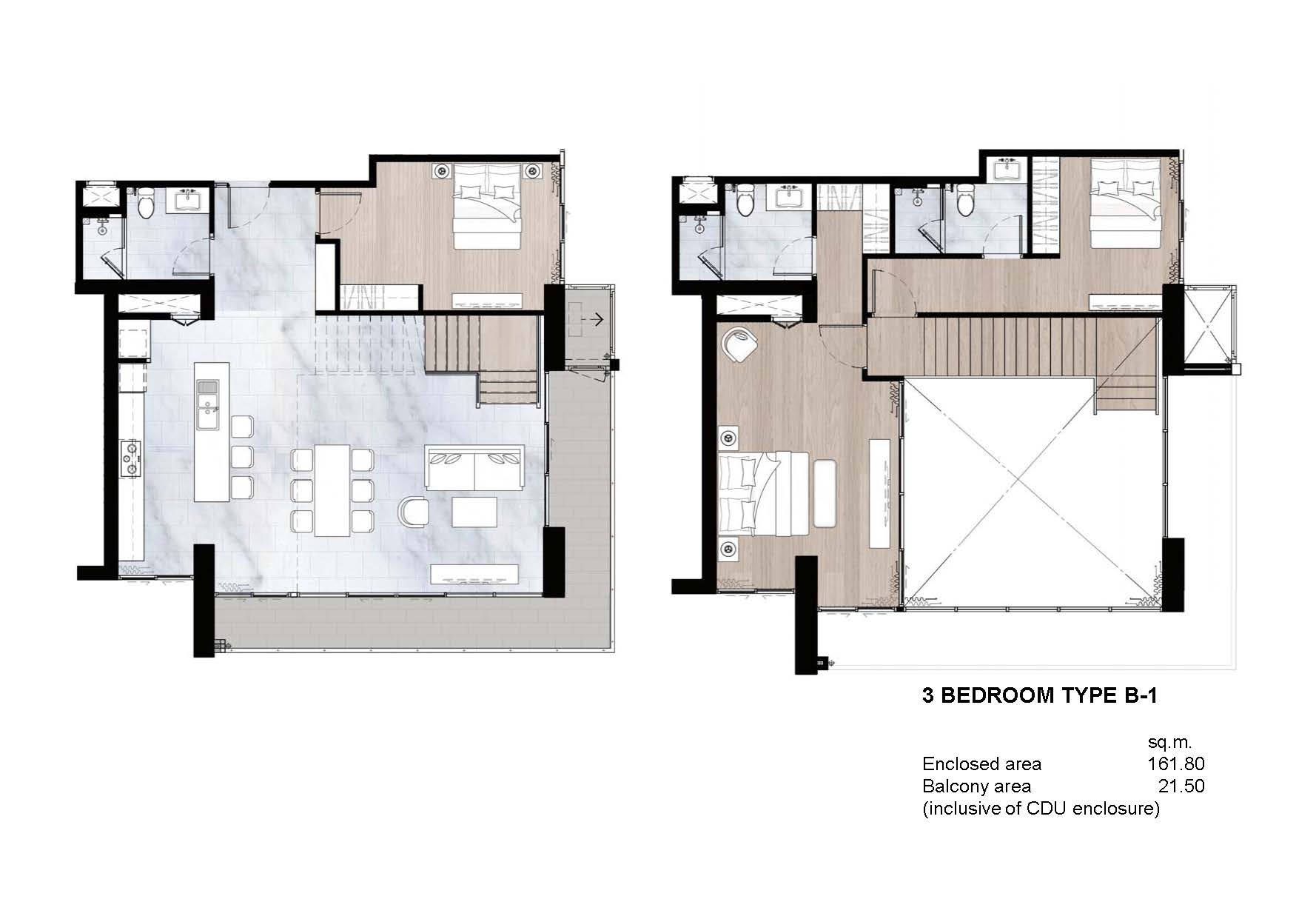 North park condominium Phnom Penh - Floor plan - 18