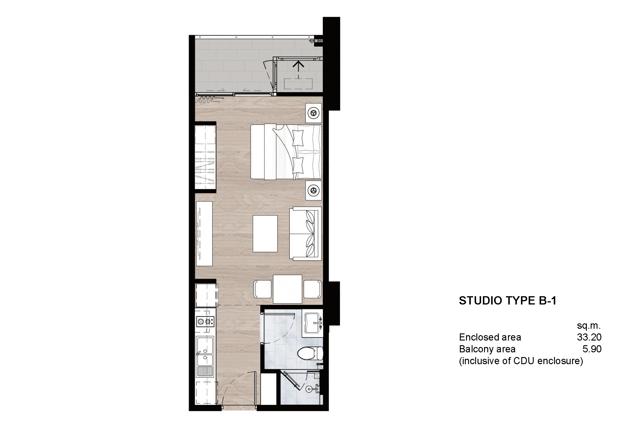 North park condominium Phnom Penh - Floor plan - 2