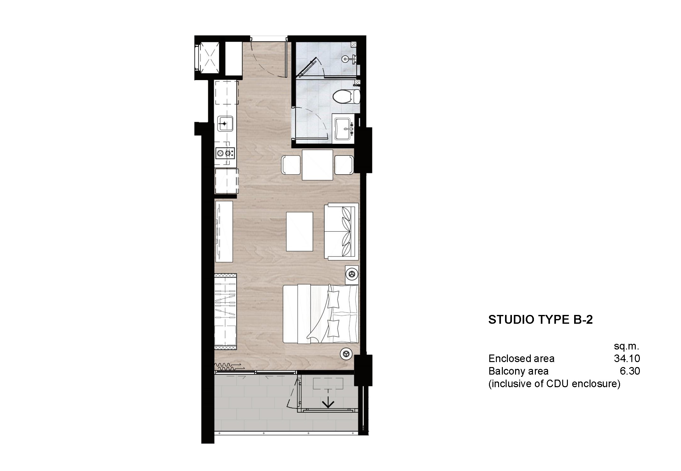 North park condominium Phnom Penh - Floor plan - 3